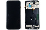 Дисплей для Samsung M225F/Galaxy M22 в рамке + тачскрин (черный) (AMOLED) HQ