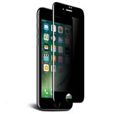 Защитное стекло Антишпион для iPhone 6/6S (Закалённое, полное покрытие) Черный