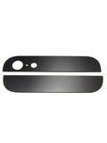 Стекло задней крышки для iPhone 5 (2шт) (черный)