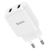 СЗУ HOCO N7 Speedy (2-USB/2.1A) (белый)