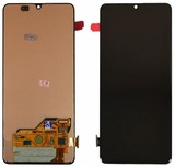 Дисплей для Samsung A415F Galaxy A41 в рамке + тачскрин (черный) (AMOLED)