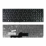 Клавиатура для ноутбука Samsung NP270E5E, NP300E5V, NP350V5C, NP355V5C, NP355V5X, NP550P5C, черная без рамки, гор. Enter